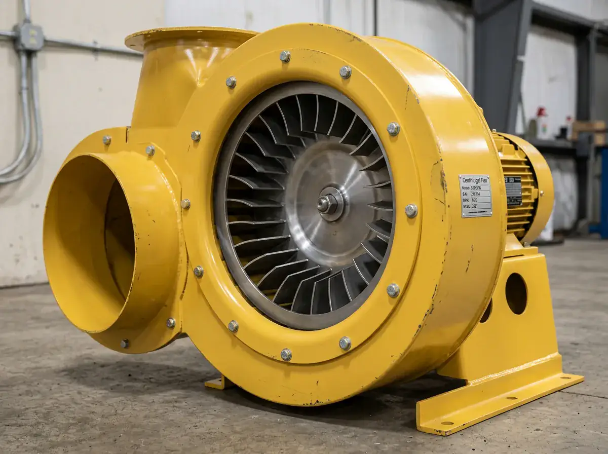 Gereinigter Ventilatormotor nach Wartung